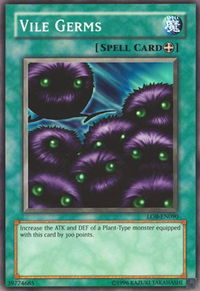 Vile Germs - Legend of Blue Eyes White Dragon (Worldwide English) (LOB-EN) #LOB-EN090 - Common / Short Print YuGiOh Trading Card