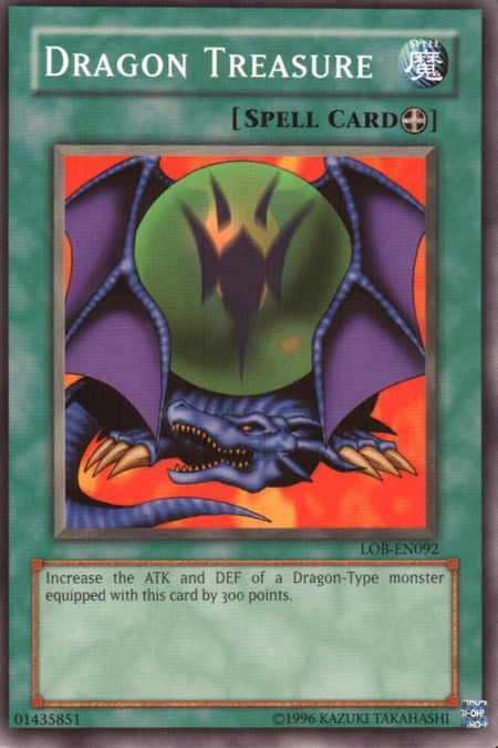 Dragon Treasure - Legend of Blue Eyes White Dragon (Worldwide English) YuGiOh trading card