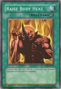 Raise Body Heat - Legend of Blue Eyes White Dragon (Worldwide English) (LOB-EN) #LOB-EN097 - Common / Short Print YuGiOh Trading Card