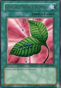 Goblin's Secret Remedy - Legend of Blue Eyes White Dragon (Worldwide English) (LOB-EN) #LOB-EN099 - Rare YuGiOh Trading Card