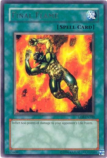 Final Flame - Legend of Blue Eyes White Dragon (Worldwide English) YuGiOh trading card