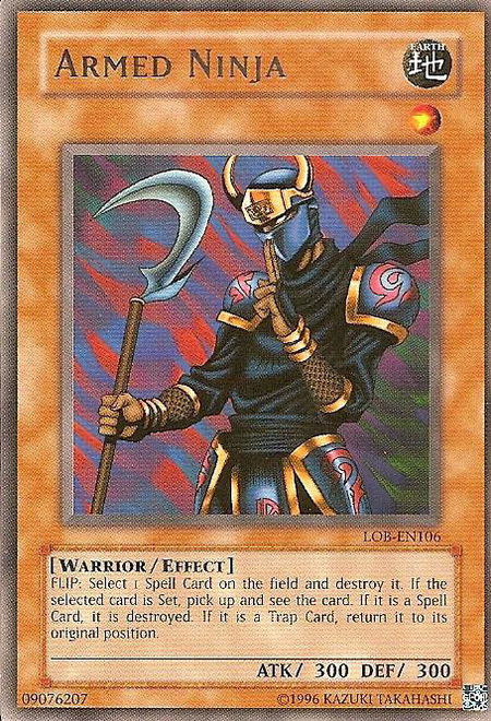 Armed Ninja - Legend of Blue Eyes White Dragon (Worldwide English) YuGiOh trading card