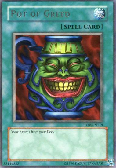 Pot of Greed - Legend of Blue Eyes White Dragon (Worldwide English) YuGiOh trading card