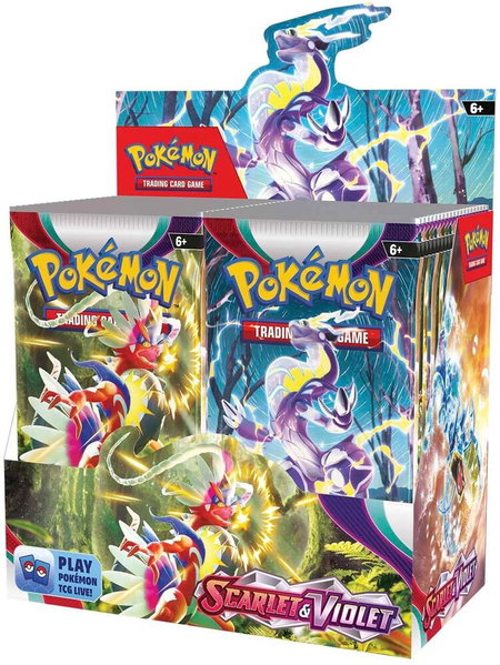 Scarlet & Violet Booster Box trading card from SV01: Scarlet & Violet Base Set Scarlet & Violet Booster Box - SV01: Scarlet & Violet Base Set Pokémon trading card
