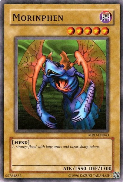 Morinphen trading card from Metal Raiders (Worldwide English) Morinphen - Metal Raiders (Worldwide English) YuGiOh trading card