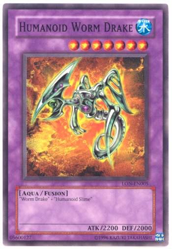 Humanoid Worm Drake trading card from Labyrinth of Nightmare (Worldwide English) Humanoid Worm Drake - Labyrinth of Nightmare (Worldwide English) YuGiOh trading card
