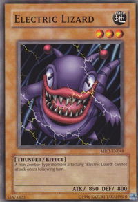 Electric Lizard - Metal Raiders (Worldwide English) (MRD-EN) #MRD-EN048 - Common / Short Print YuGiOh Trading Card