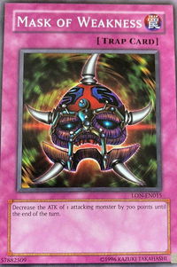 Mask of Weakness - Labyrinth of Nightmare (Worldwide English) (LON-EN) #LON-EN015 - Common / Short Print YuGiOh Trading Card