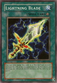 Lightning Blade - Labyrinth of Nightmare (Worldwide English) (LON-EN) #LON-EN022 - Common / Short Print YuGiOh Trading Card