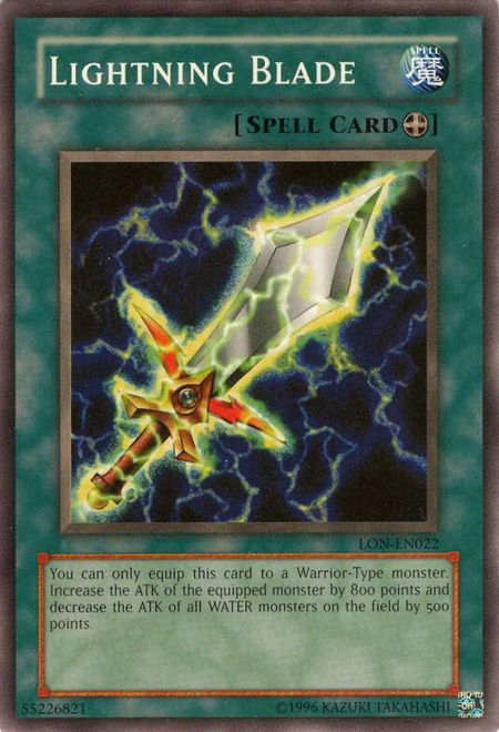 Lightning Blade - Labyrinth of Nightmare (Worldwide English) YuGiOh trading card