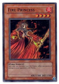 Fire Princess - Labyrinth of Nightmare (Worldwide English) (LON-EN) #LON-EN034 - Super Rare YuGiOh Trading Card