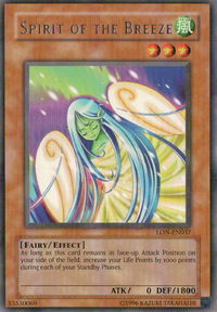 Spirit of the Breeze - Labyrinth of Nightmare (Worldwide English) (LON-EN) #LON-EN037 - Rare YuGiOh Trading Card