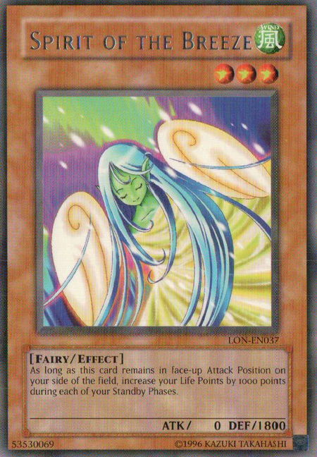 Spirit of the Breeze - Labyrinth of Nightmare (Worldwide English) YuGiOh trading card