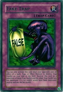 Fake Trap - Metal Raiders (Worldwide English) (MRD-EN) #MRD-EN056 - Rare YuGiOh Trading Card
