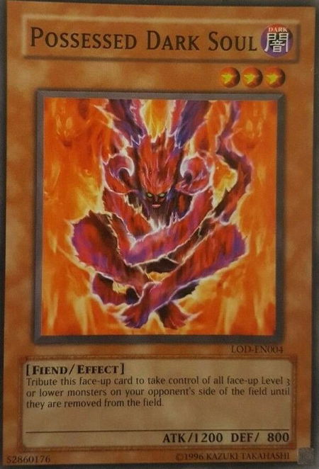 Possessed Dark Soul - Legacy of Darkness (Worldwide English) YuGiOh trading card