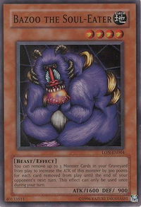 Bazoo the Soul-Eater - Labyrinth of Nightmare (Worldwide English) (LON-EN) #LON-EN064 - Super Rare YuGiOh Trading Card