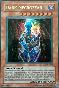Dark Necrofear - Labyrinth of Nightmare (Worldwide English) (LON-EN) #LON-EN065 - Ultra Rare YuGiOh Trading Card