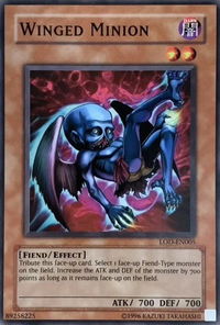 Winged Minion - Legacy of Darkness (Worldwide English) (LOD-EN) #LOD-EN005 - Common / Short Print YuGiOh Trading Card
