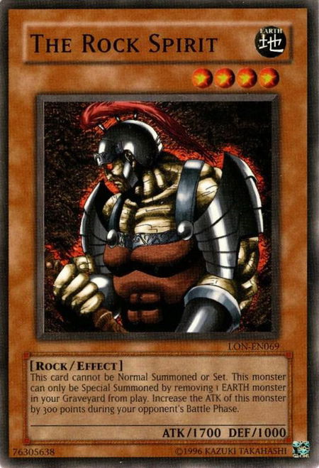 The Rock Spirit - Labyrinth of Nightmare (Worldwide English) YuGiOh trading card