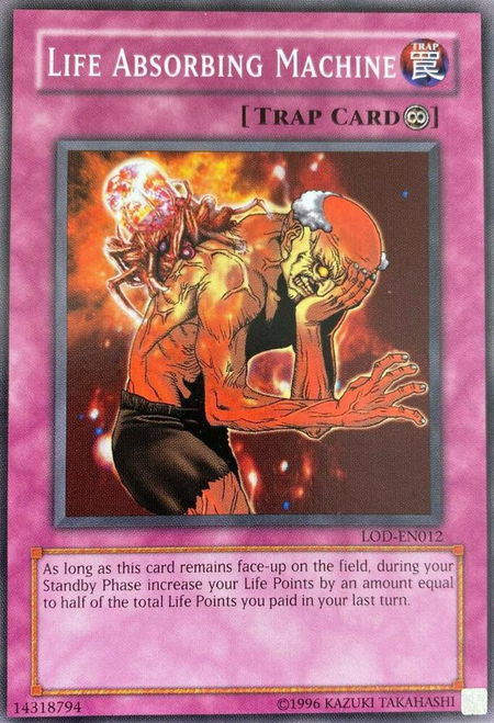 Life Absorbing Machine - Legacy of Darkness (Worldwide English) YuGiOh trading card