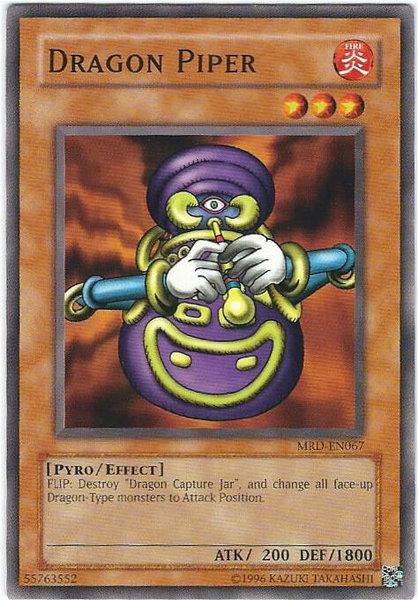 Dragon Piper trading card from Metal Raiders (Worldwide English) Dragon Piper - Metal Raiders (Worldwide English) YuGiOh trading card