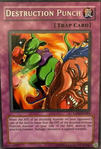 Destruction Punch - Labyrinth of Nightmare (Worldwide English) (LON-EN) #LON-EN085 - Rare YuGiOh Trading Card