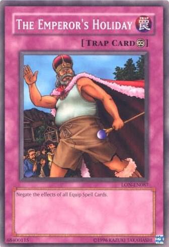 The Emperor's Holiday - Labyrinth of Nightmare (Worldwide English) YuGiOh trading card