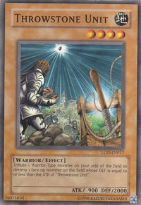 Throwstone Unit - Legacy of Darkness (Worldwide English) (LOD-EN) #LOD-EN017 - Common / Short Print YuGiOh Trading Card