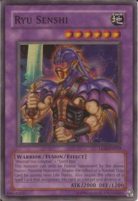 Ryu Senshi - Legacy of Darkness (Worldwide English) (LOD-EN) #LOD-EN019 - Super Rare YuGiOh Trading Card
