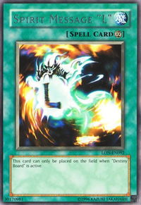 Spirit Message "L" - Labyrinth of Nightmare (Worldwide English) (LON-EN) #LON-EN092 - Rare YuGiOh Trading Card
