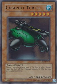 Catapult Turtle - Metal Raiders (Worldwide English) (MRD-EN) #MRD-EN075 - Super Rare YuGiOh Trading Card