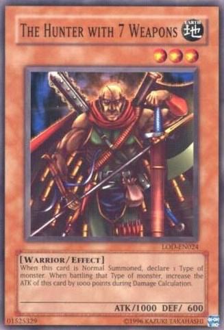 The Hunter with 7 Weapons - Legacy of Darkness (Worldwide English) YuGiOh trading card