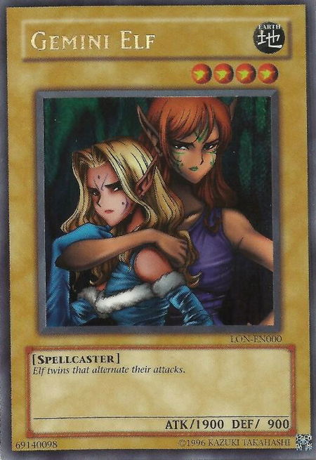 Gemini Elf - Labyrinth of Nightmare (Worldwide English) YuGiOh trading card
