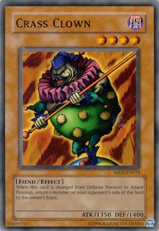 Crass Clown trading card from Metal Raiders (Worldwide English) Crass Clown - Metal Raiders (Worldwide English) YuGiOh trading card