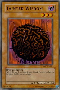 Tainted Wisdom - Metal Raiders (Worldwide English) (MRD-EN) #MRD-EN081 - Common / Short Print YuGiOh Trading Card
