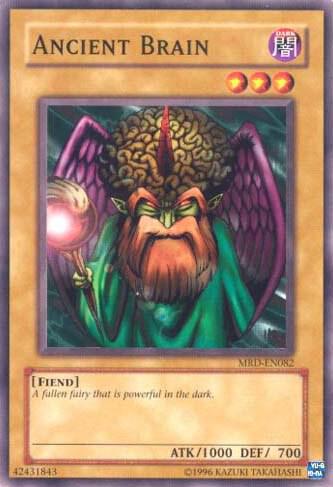 Ancient Brain trading card from Metal Raiders (Worldwide English) Ancient Brain - Metal Raiders (Worldwide English) YuGiOh trading card