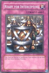 Ready for Intercepting - Legacy of Darkness (Worldwide English) (LOD-EN) #LOD-EN031 - Common / Short Print YuGiOh Trading Card