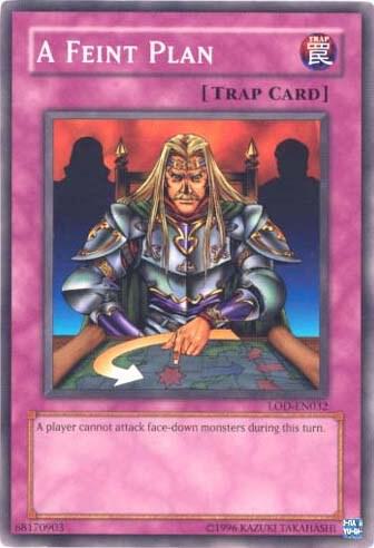A Feint Plan trading card from Legacy of Darkness (Worldwide English) A Feint Plan - Legacy of Darkness (Worldwide English) YuGiOh trading card