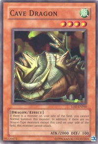 Cave Dragon - Legacy of Darkness (Worldwide English) (LOD-EN) #LOD-EN040 - Common / Short Print YuGiOh Trading Card