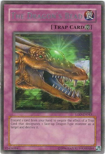 The Dragon's Bead trading card from Legacy of Darkness (Worldwide English) The Dragon's Bead - Legacy of Darkness (Worldwide English) YuGiOh trading card