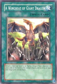 A Wingbeat of Giant Dragon - Legacy of Darkness (Worldwide English) (LOD-EN) #LOD-EN044 - Common / Short Print YuGiOh Trading Card
