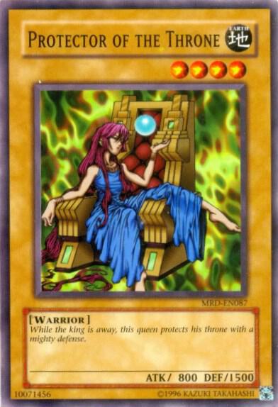 Protector of the Throne - Metal Raiders (Worldwide English) YuGiOh trading card