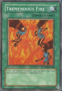 Tremendous Fire - Metal Raiders (Worldwide English) (MRD-EN) #MRD-EN088 - Common / Short Print YuGiOh Trading Card