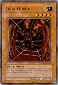 Jirai Gumo - Metal Raiders (Worldwide English) (MRD-EN) #MRD-EN089 - Common / Short Print YuGiOh Trading Card