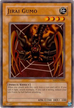Jirai Gumo trading card from Metal Raiders (Worldwide English) Jirai Gumo - Metal Raiders (Worldwide English) YuGiOh trading card