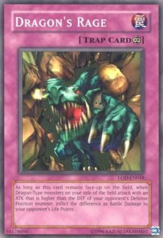 Dragon's Rage - Legacy of Darkness (Worldwide English) YuGiOh trading card