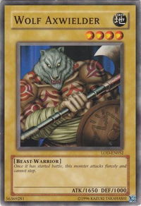 Wolf Axwielder - Legacy of Darkness (Worldwide English) (LOD-EN) #LOD-EN052 - Common / Short Print YuGiOh Trading Card