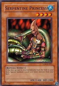 Serpentine Princess - Legacy of Darkness (Worldwide English) (LOD-EN) #LOD-EN057 - Common / Short Print YuGiOh Trading Card