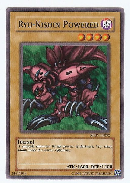 Ryu-Kishin Powered trading card from Metal Raiders (Worldwide English) Ryu-Kishin Powered - Metal Raiders (Worldwide English) YuGiOh trading card
