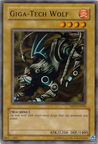 Giga-Tech Wolf - Metal Raiders (Worldwide English) (MRD-EN) #MRD-EN096 - Common / Short Print YuGiOh Trading Card